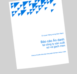 Báo cáo Ẩn danh tại công ty sản xuất sứ và gạch men