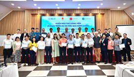 Nâng cao năng lực cho đội ngũ giảng viên: Hướng tới phát triển dự án hiệu quả năng lượng theo tiêu chuẩn quốc tế