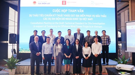Tham vấn Dự thảo Tiêu chuẩn kỹ thuật Khảo sát địa điểm phục vụ đấu thầu các dự án điện gió ngoài khơi tại Việt Nam