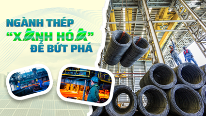Ngành thép "xanh hóa" để bứt phá
