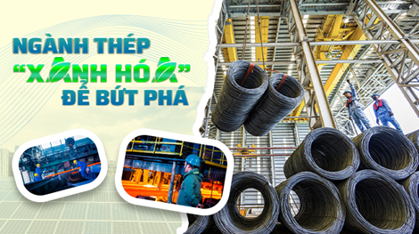 Ngành thép "xanh hóa" để bứt phá