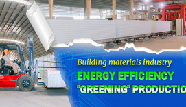 Building materials industry: Energy efficiency, "greening" production